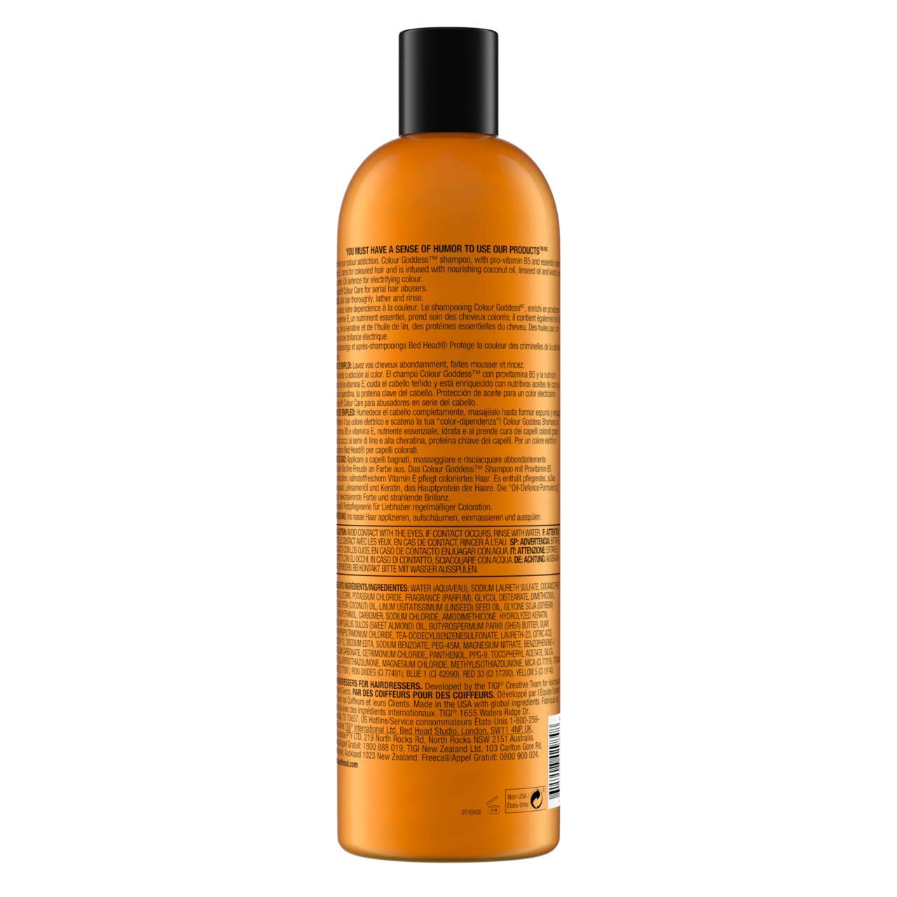 Bed Head Color Goddess Oil Infused Shampoo + Conditioner for Colored Hair Duopack (2 X 25.36 Ounce)