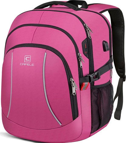 Backpack,17.3In Durable Travel Laptop Backpack, College Backpack,Rfid anti Theft Pocket Big Business Computer Bag,Water Resistant School Bookbag for Teens Men Women,Gifts Grey