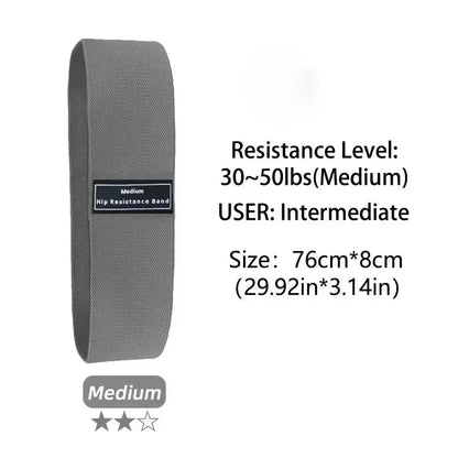 "Fabric Resistance Hip Booty Bands – Glute & Thigh Workout Loops for Squats, Stretching, Yoga & Gym Fitness | Elastic Fitness Bands by Relux.Store" - RELUX.STORE