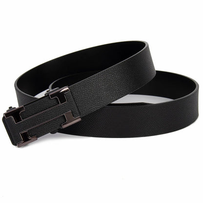 “Famous Style Men’s Brand Belt – Durable Business Waist Belt for Men | Dark - Colored Stylish Gift Item” - RELUX.STORE