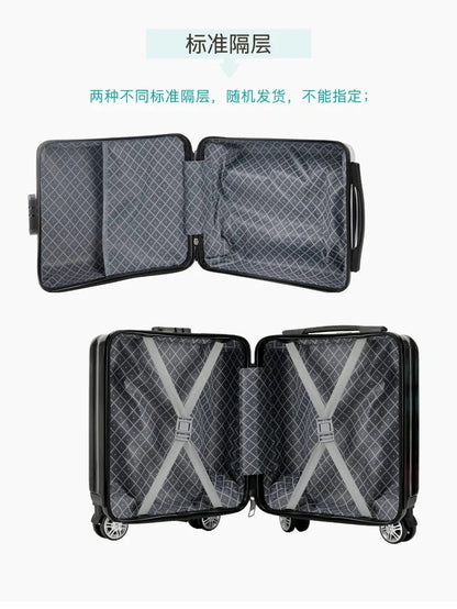 Fashion 16 - Inch Suitcase 2025 New Style Small Lightweight Carrying Case Trolley Case - RELUX.STOREFashion 16 - Inch Suitcase 2025 New Style Small Lightweight Carrying Case Trolley Case
