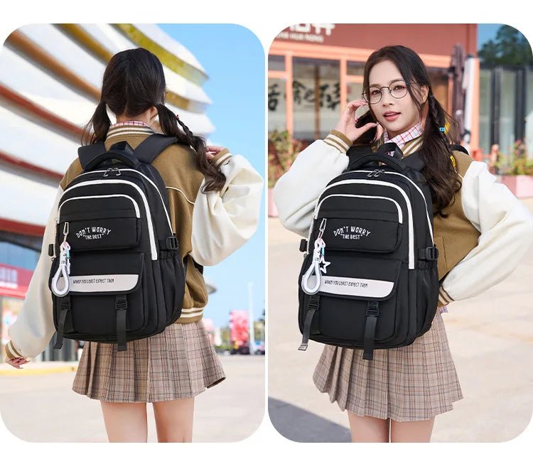 Fashion Girls School Backpack School Bags Teenage laptop Backpack Casual Travel backpack Book Bag Children schoolbag Waterproof - RELUX.STORE