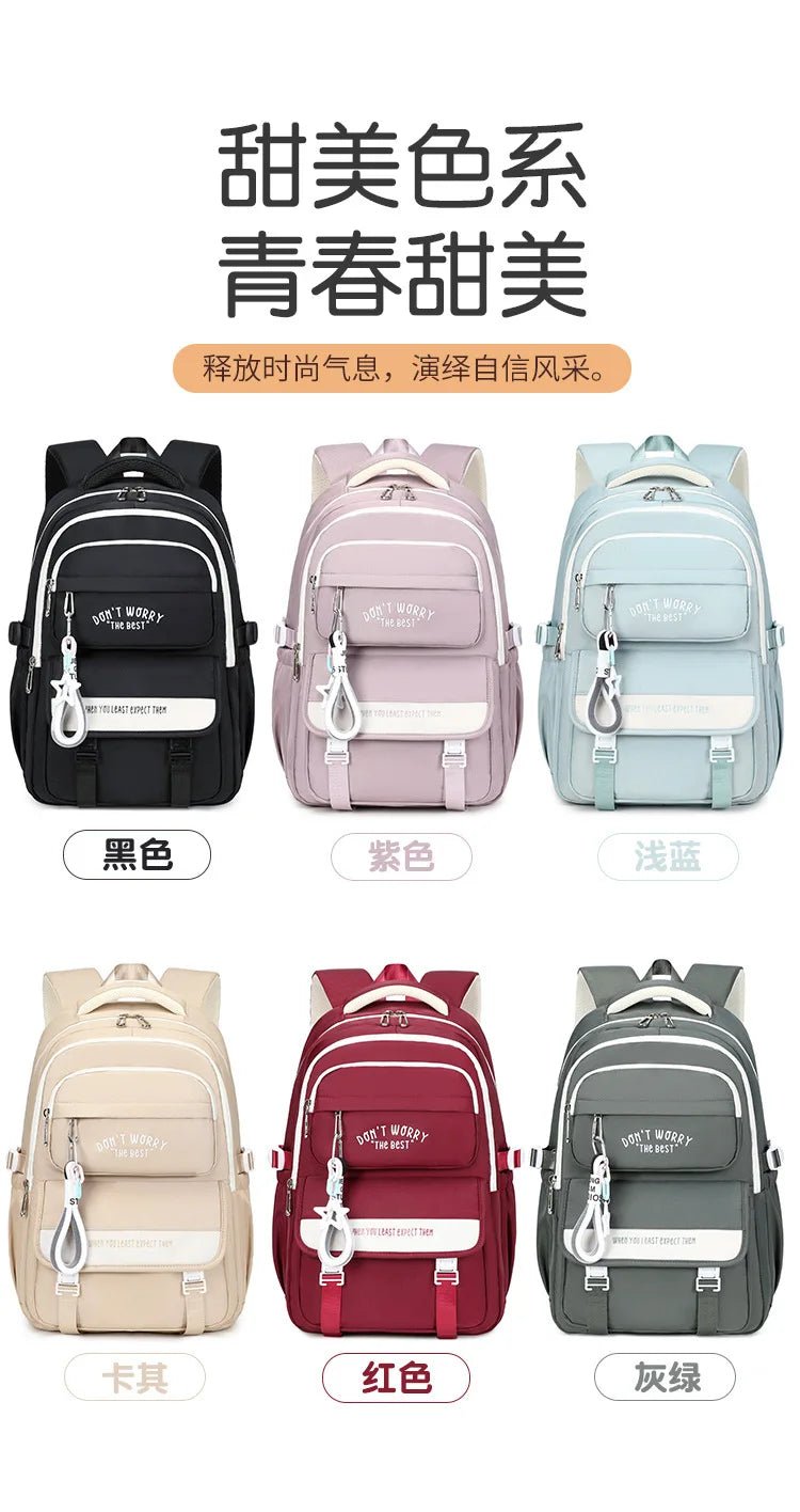 Fashion Girls School Backpack School Bags Teenage laptop Backpack Casual Travel backpack Book Bag Children schoolbag Waterproof - RELUX.STORE