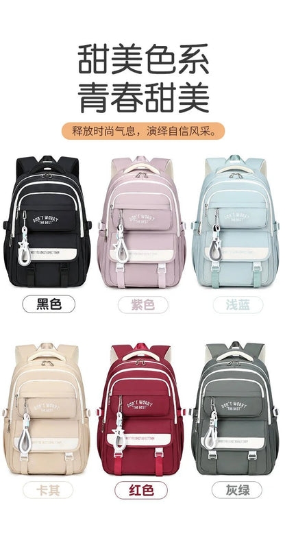 Fashion Girls School Backpack School Bags Teenage laptop Backpack Casual Travel backpack Book Bag Children schoolbag Waterproof - RELUX.STORE