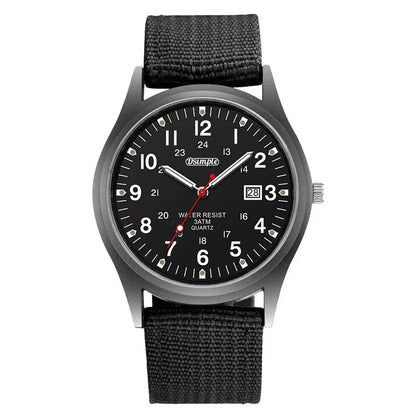 Fashion Mens Watches Luminous Hands Clock Luxury Military Sports Calendar Quartz Wristwatch Men Casual Nylon Watch Reloj Hombre - RELUX.STORE