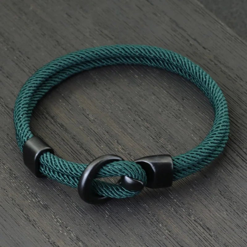Fashion Rope Bracelet Men Double Layer Outdoor Camping Braclet Homme Accessories Survival Paracord Braslet Gift For Him - RELUX.STORE