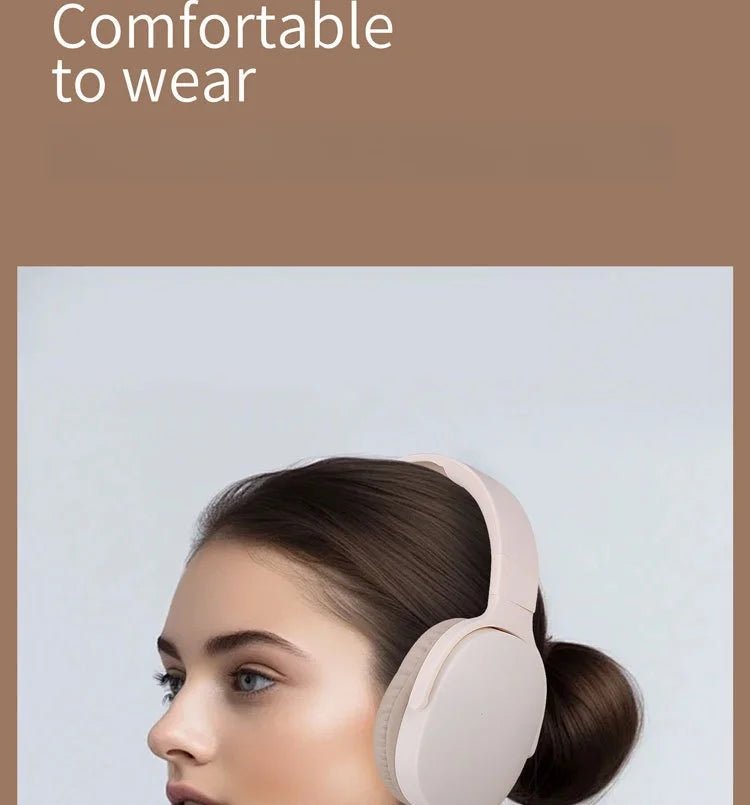 “Fashionable Bluetooth Wireless Over - Ear Headphones – Deep Bass, Hi - Fi Stereo, Long Battery Life, Sports & Universal Use” - RELUX.STORE