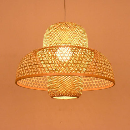 Household Farm Bamboo New Chinese Style Chandelier topwinson