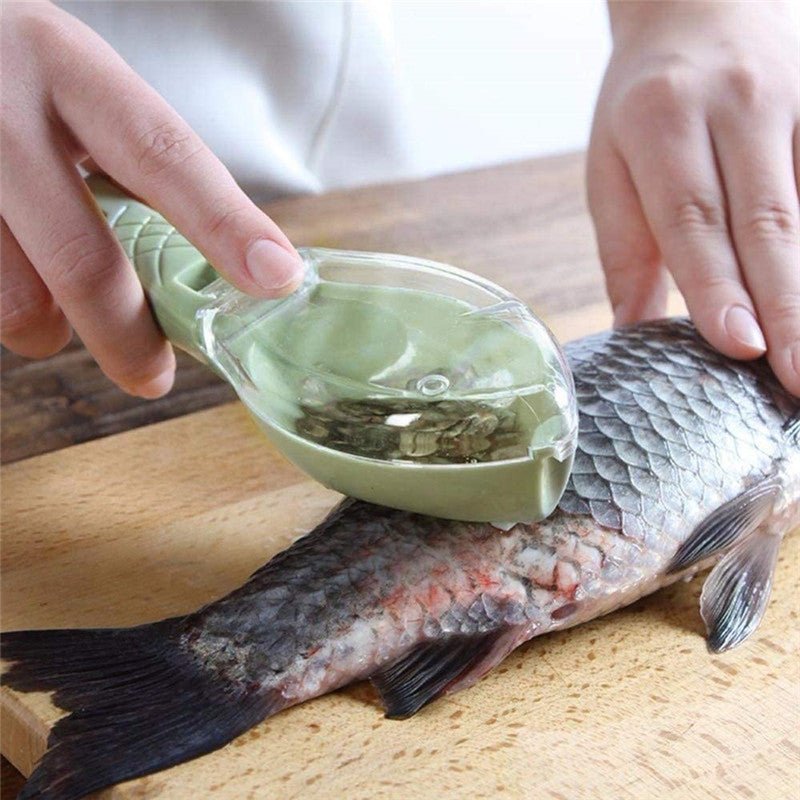 Fish Skin Brush Scraping Fish Scale Brush Grater Quick Disassembly Fish Knife Cleaning Peeling Skin Scraper Scraper Fish Scaler Kitchen Tools - RELUX.STORE