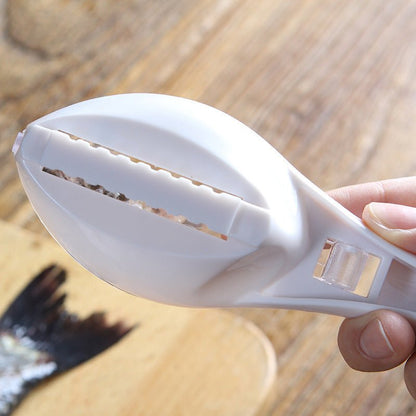 Fish Skin Brush Scraping Fish Scale Brush Grater Quick Disassembly Fish Knife Cleaning Peeling Skin Scraper Scraper Fish Scaler Kitchen Tools - RELUX.STORE