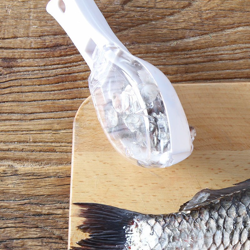 Fish Skin Brush Scraping Fish Scale Brush Grater Quick Disassembly Fish Knife Cleaning Peeling Skin Scraper Scraper Fish Scaler Kitchen Tools - RELUX.STORE