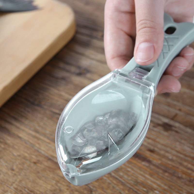 Fish Skin Brush Scraping Fish Scale Brush Grater Quick Disassembly Fish Knife Cleaning Peeling Skin Scraper Scraper Fish Scaler Kitchen Tools - RELUX.STORE
