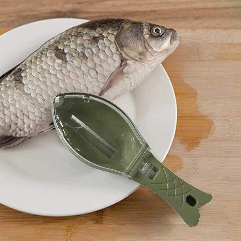 Fish Skin Brush Scraping Fish Scale Brush Grater Quick Disassembly Fish Knife Cleaning Peeling Skin Scraper Scraper Fish Scaler Kitchen Tools - RELUX.STORE