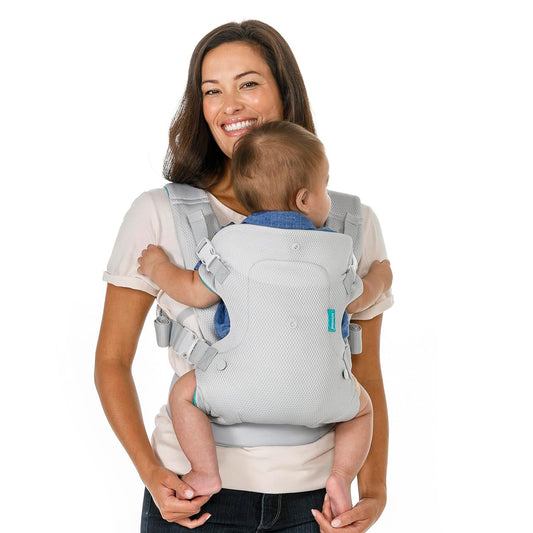 Flip 4 - In - 1 Light & Airy Convertible Baby Carrier, Adjustable, Ergonomic Babywearing, Registry Essential, Baby Carrier for Newborn to Toddler - RELUX.STORE
