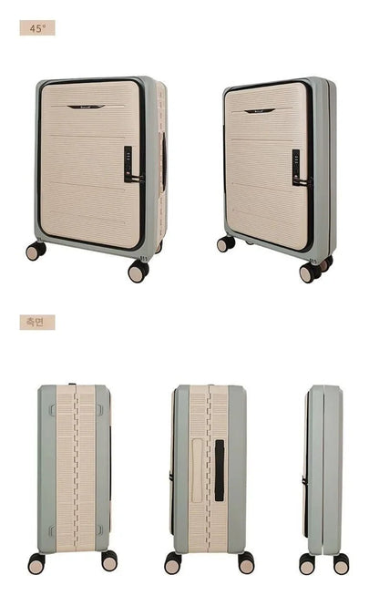 Foldable Suitcase Boarding Password Suitcase 24 Inch Universal Wheel Storage Suitcase Multifunctional Lightweight Trolley Case - RELUX.STOREFoldable Suitcase Boarding Password Suitcase 24 Inch Universal Wheel Storage Suitcase Multifunctional Lightweight Trolley Case