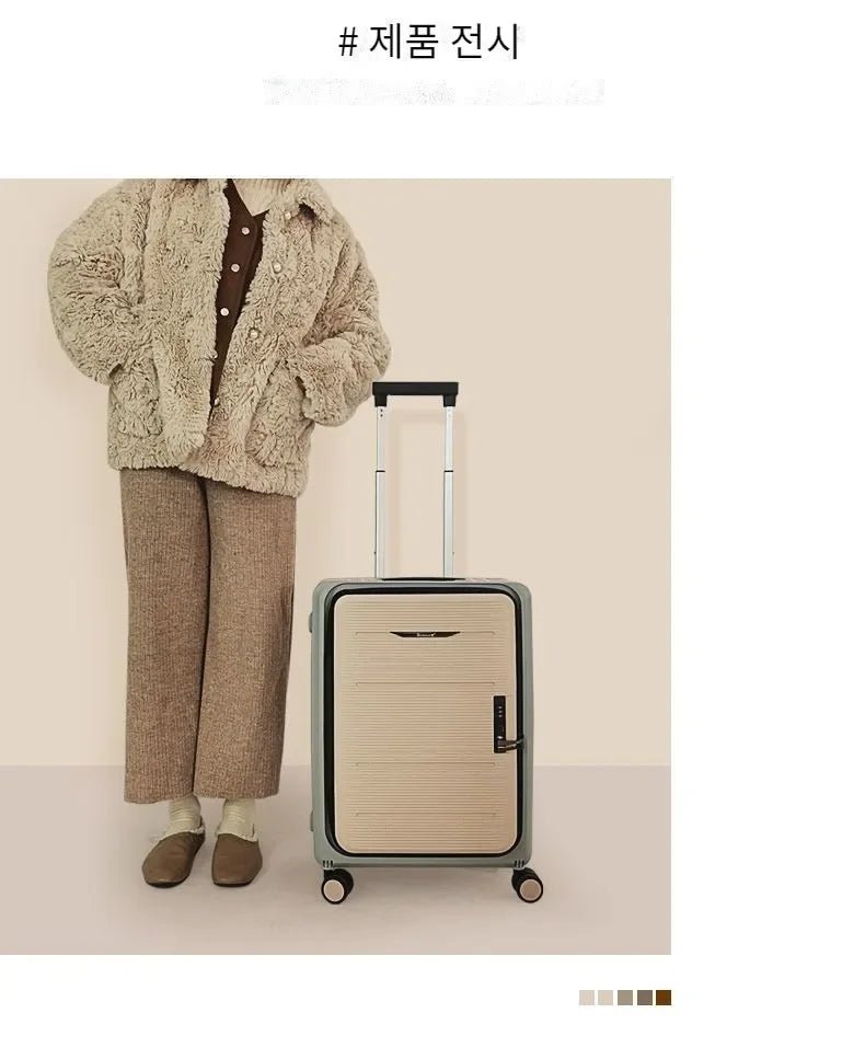 Foldable Suitcase Boarding Password Suitcase 24 Inch Universal Wheel Storage Suitcase Multifunctional Lightweight Trolley Case - RELUX.STOREFoldable Suitcase Boarding Password Suitcase 24 Inch Universal Wheel Storage Suitcase Multifunctional Lightweight Trolley Case