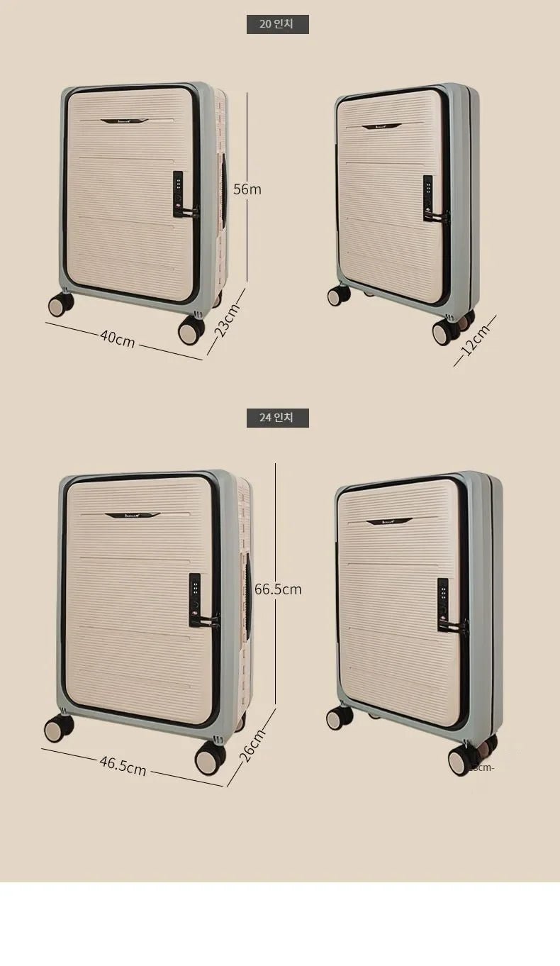Foldable Suitcase Boarding Password Suitcase 24 Inch Universal Wheel Storage Suitcase Multifunctional Lightweight Trolley Case - RELUX.STOREFoldable Suitcase Boarding Password Suitcase 24 Inch Universal Wheel Storage Suitcase Multifunctional Lightweight Trolley Case