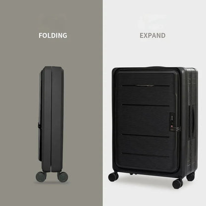 Foldable Suitcase Boarding Password Suitcase 24 Inch Universal Wheel Storage Suitcase Multifunctional Lightweight Trolley Case - RELUX.STOREFoldable Suitcase Boarding Password Suitcase 24 Inch Universal Wheel Storage Suitcase Multifunctional Lightweight Trolley Case