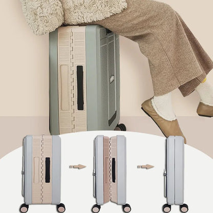 Foldable Suitcase Boarding Password Suitcase 24 Inch Universal Wheel Storage Suitcase Multifunctional Lightweight Trolley Case - RELUX.STOREFoldable Suitcase Boarding Password Suitcase 24 Inch Universal Wheel Storage Suitcase Multifunctional Lightweight Trolley Case