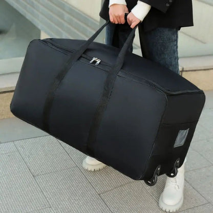 Foldable Wheel Bags Luggages Storage Bag with Wheels Large Capacity Carry On Luggage Carrier Expandable Trolley Suitcase - RELUX.STOREFoldable Wheel Bags Luggages Storage Bag with Wheels Large Capacity Carry On Luggage Carrier Expandable Trolley Suitcase