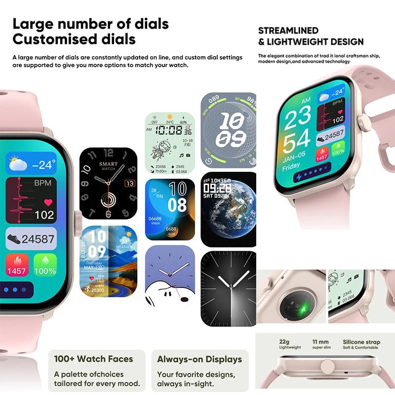 For Xiaomi Watch 5 Global Version Men Women HD AMOLED Screen Heart Rate Bluetooth Call GPS Track Waterproof Sports Smart Watch - RELUX.STORE