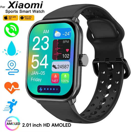 For Xiaomi Watch 5 Global Version Men Women HD AMOLED Screen Heart Rate Bluetooth Call GPS Track Waterproof Sports Smart Watch - RELUX.STORE