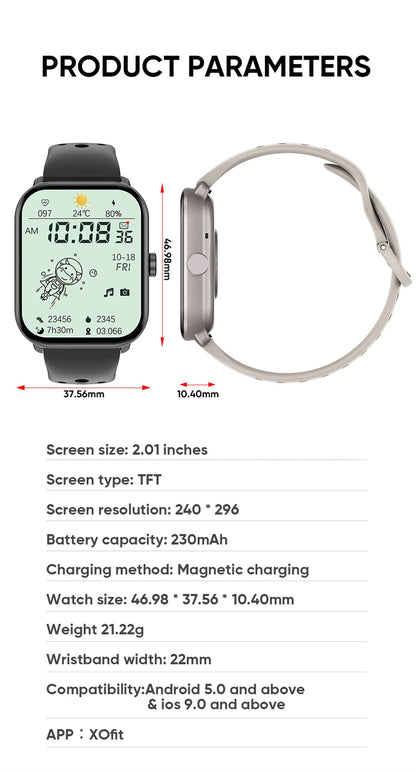 For Xiaomi Watch 5 Global Version Men Women HD AMOLED Screen Heart Rate Bluetooth Call GPS Track Waterproof Sports Smart Watch - RELUX.STORE