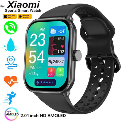 For Xiaomi Watch 5 Global Version Men Women HD AMOLED Screen Heart Rate Bluetooth Call GPS Track Waterproof Sports Smart Watch - RELUX.STORE