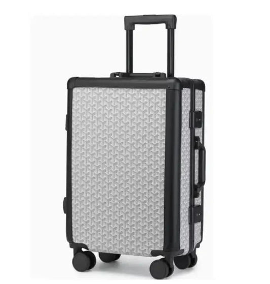Formsia 20"24" Inch Women Spinner Retro Aluminum frame Trolley Bag Travel Suitcase Set Hand Luggage On Wheel - RELUX.STOREFormsia 20"24" Inch Women Spinner Retro Aluminum frame Trolley Bag Travel Suitcase Set Hand Luggage On Wheel