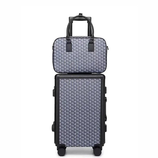 Formsia 20"24" Inch Women Spinner Retro Aluminum frame Trolley Bag Travel Suitcase Set Hand Luggage On Wheel - RELUX.STOREFormsia 20"24" Inch Women Spinner Retro Aluminum frame Trolley Bag Travel Suitcase Set Hand Luggage On Wheel