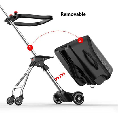 Formsio Kids Scooter Suitcase Lazy Carry On Rolling Luggage Box Sitting Trolley Bag For Baby - RELUX.STOREFormsio Kids Scooter Suitcase Lazy Carry On Rolling Luggage Box Sitting Trolley Bag For Baby