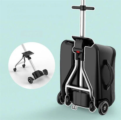 Formsio Kids Scooter Suitcase Lazy Carry On Rolling Luggage Box Sitting Trolley Bag For Baby - RELUX.STOREFormsio Kids Scooter Suitcase Lazy Carry On Rolling Luggage Box Sitting Trolley Bag For Baby
