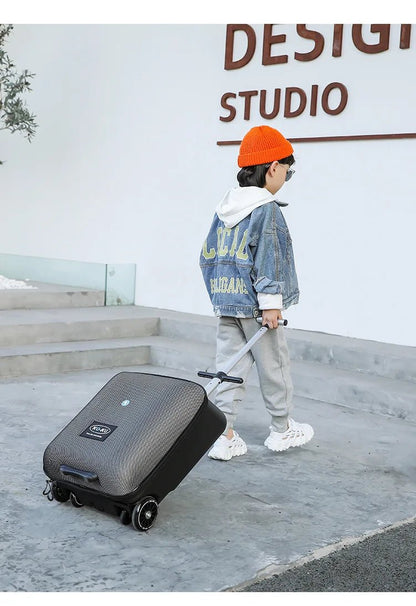 Formsio Kids Scooter Suitcase Lazy Carry On Rolling Luggage Box Sitting Trolley Bag For Baby - RELUX.STOREFormsio Kids Scooter Suitcase Lazy Carry On Rolling Luggage Box Sitting Trolley Bag For Baby