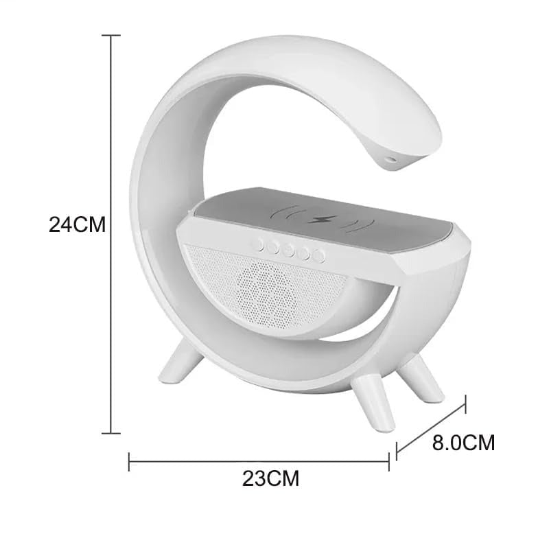 "G - Shaped 3 in 1 Bluetooth Speaker with FM Radio, LED Light & Portable Wireless Stereo Sound" - RELUX.STORE