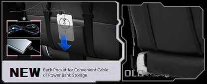 Gaming Chair, Video Game Chair with Massage Lumbar Support and Footrest Height Adjustable Ergonomic Computer Gaming Chair - RELUX.STORE