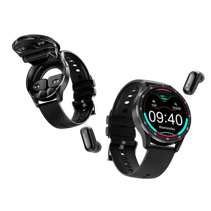 GEJIAN X10 Headset Smart Watch TWS Two In One Wireless Bluetooth Dual Headset Call Health Blood Pressure Sport Music Smartwatch - RELUX.STORE