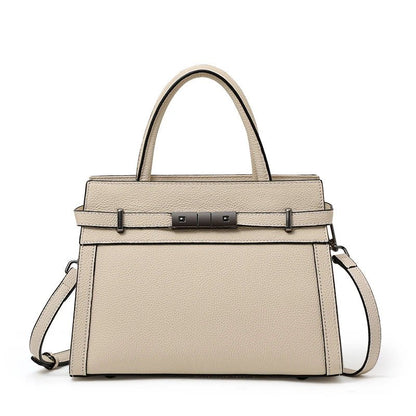 Genuine leather women's bag original first layer cowhide women's hand shoulder simple tote bag occupation - RELUX.STORE