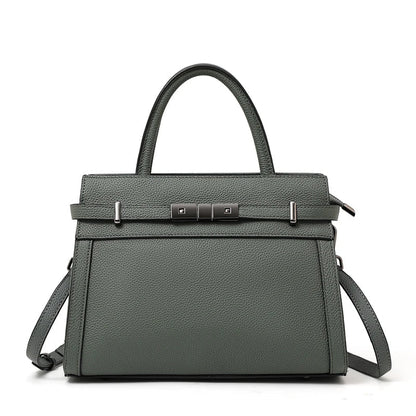 Genuine leather women's bag original first layer cowhide women's hand shoulder simple tote bag occupation - RELUX.STORE