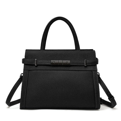 Genuine leather women's bag original first layer cowhide women's hand shoulder simple tote bag occupation - RELUX.STORE
