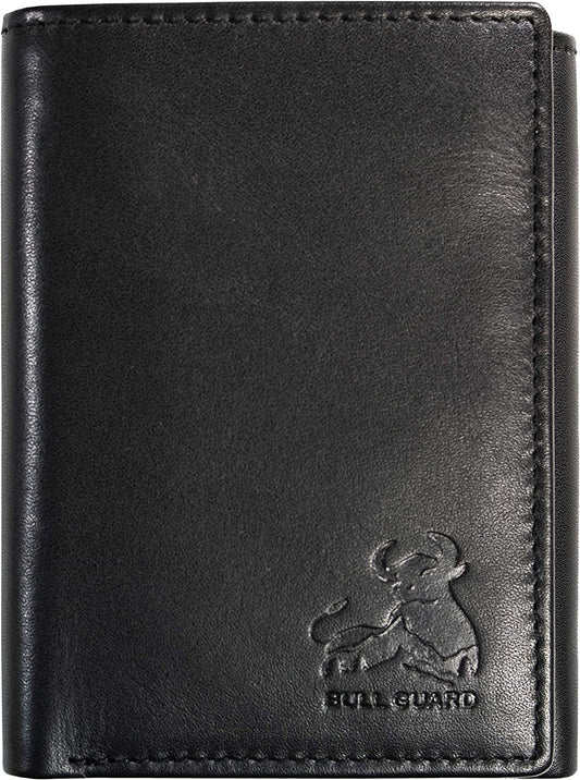 Genuine Nappa Leather Trifold Wallet for Men – RFID Blocking, ID Window, Slim & Stylish Everyday Wallet - RELUX.STORE