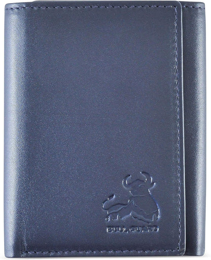 Genuine Nappa Leather Trifold Wallet for Men – RFID Blocking, ID Window, Slim & Stylish Everyday Wallet - RELUX.STORE