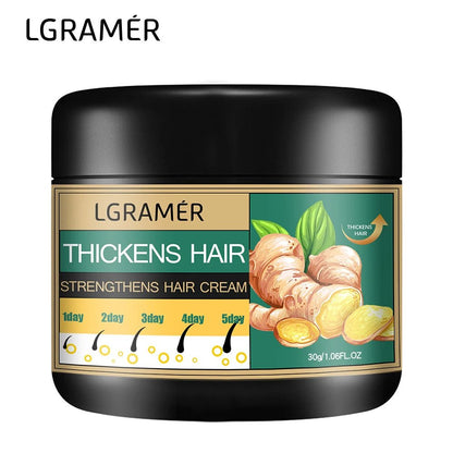 Ginger Hair Cream Deep Cleansing Promote Hair Growth Relieving Hair Loss Improving Scalp Stimulate Hair Follicle Smoothing Care - RELUX.STORE