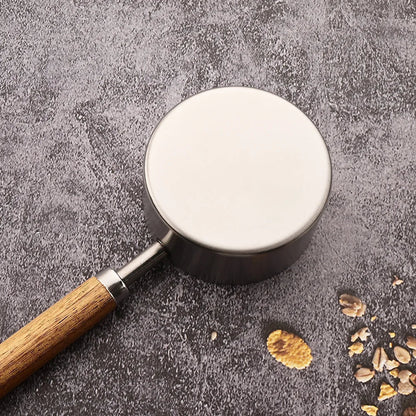 Gold Wooden Handle Stainless Steel Measuring Cups Spoons Baking Tools Coffee Measuring Spoon Set Bartending Scale Accessories - RELUX.STORE