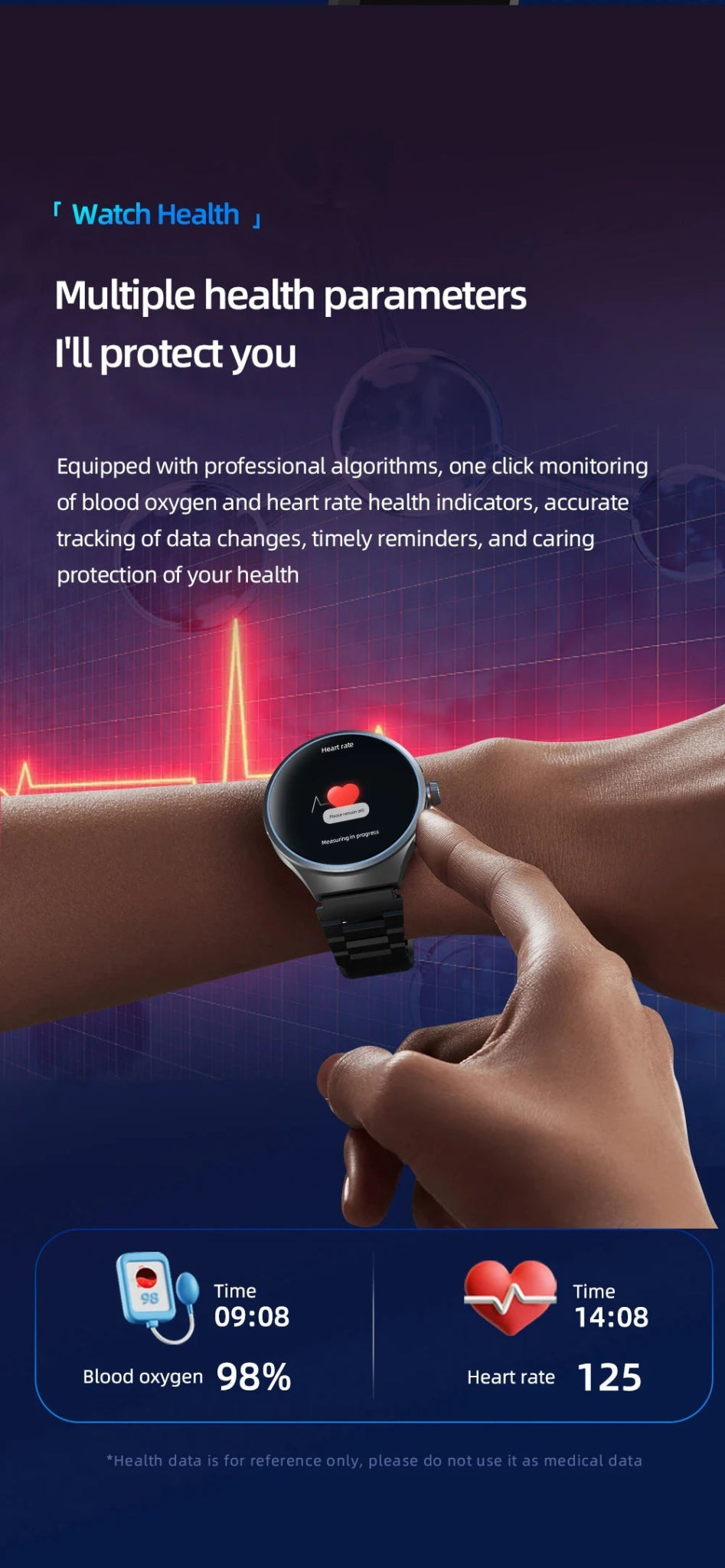 GoldenSpike 4GB+128GB Smart Watch 1.75inch Amoled Smartwatch With 180° Rotary Camera GPS Position WIFI Sim Card Slot Video Call - RELUX.STORE