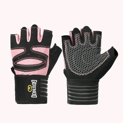 🧤 GOUNOD Weightlifting Gloves with Wrist Support – Breathable Anti - Slip Gym Gloves for Fitness, Powerlifting & Bodybuilding Training 💪 - RELUX.STORE