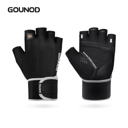 🧤 GOUNOD Weightlifting Gloves with Wrist Support – Breathable Anti - Slip Gym Gloves for Fitness, Powerlifting & Bodybuilding Training 💪 - RELUX.STORE