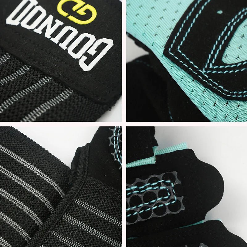 🧤 GOUNOD Weightlifting Gloves with Wrist Support – Breathable Anti - Slip Gym Gloves for Fitness, Powerlifting & Bodybuilding Training 💪 - RELUX.STORE