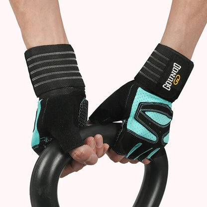 🧤 GOUNOD Weightlifting Gloves with Wrist Support – Breathable Anti - Slip Gym Gloves for Fitness, Powerlifting & Bodybuilding Training 💪 - RELUX.STORE