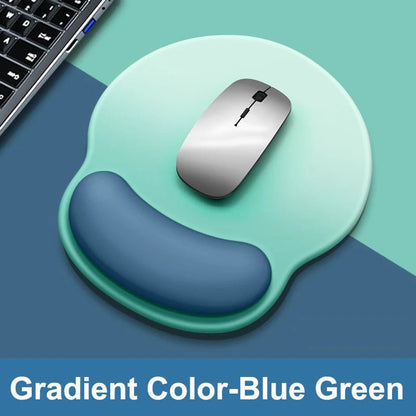 Gradient color mouse pad comfortable wrist rest non - slip mouse pad soft mouse pad wrist rest computer desktop silicone mouse pad - RELUX.STORE