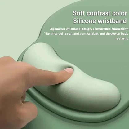 Gradient color mouse pad comfortable wrist rest non - slip mouse pad soft mouse pad wrist rest computer desktop silicone mouse pad - RELUX.STORE